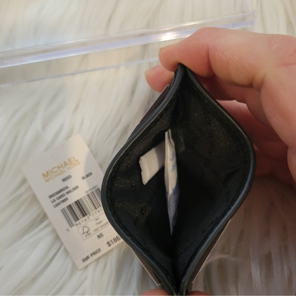 NWT Michael Kors Bags Michael Kors Reed Card Holder Case Wallet Leather - Picture 3 of 7